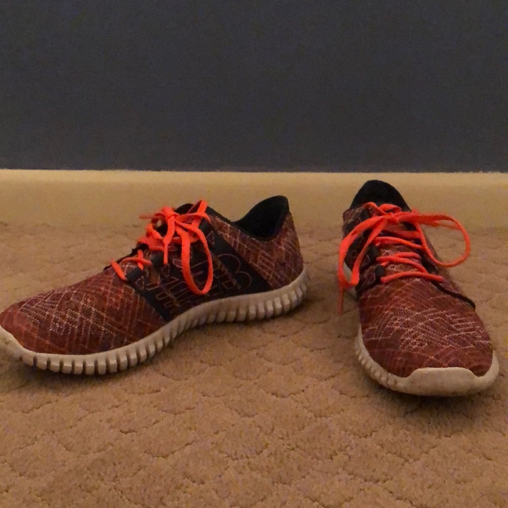 Red knit New Balance!
